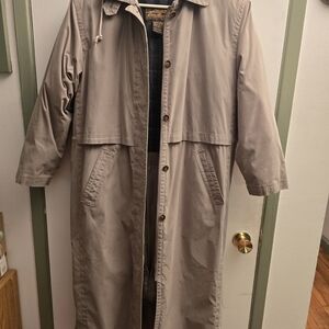 Vtg. 80's Eddie Bauer Trenchcoat W/ Removable Liner RARE! L@@K!